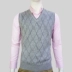Mùa thu và mùa đông nam mới không tay v-len len vest thủy triều áo vest đan áo khoác vest vest vest