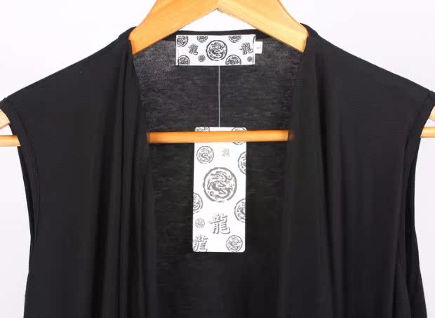 Áo vest nam mỏng phần dài thời trang nam không khóa áo đan len phiên bản Hàn Quốc của xu hướng vest vest lưới áo len hàn quốc