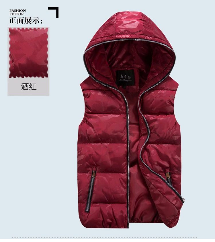 Débardeur homme Cotton vest pour hiver - Ref 1582045 Image 16