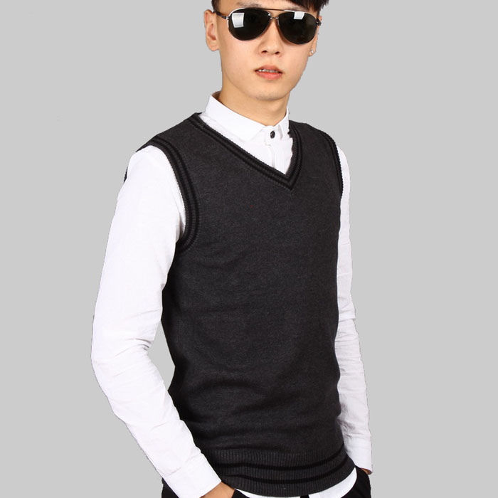 Débardeur homme Woolen gilet pour automne - Ref 1582041 Image 25