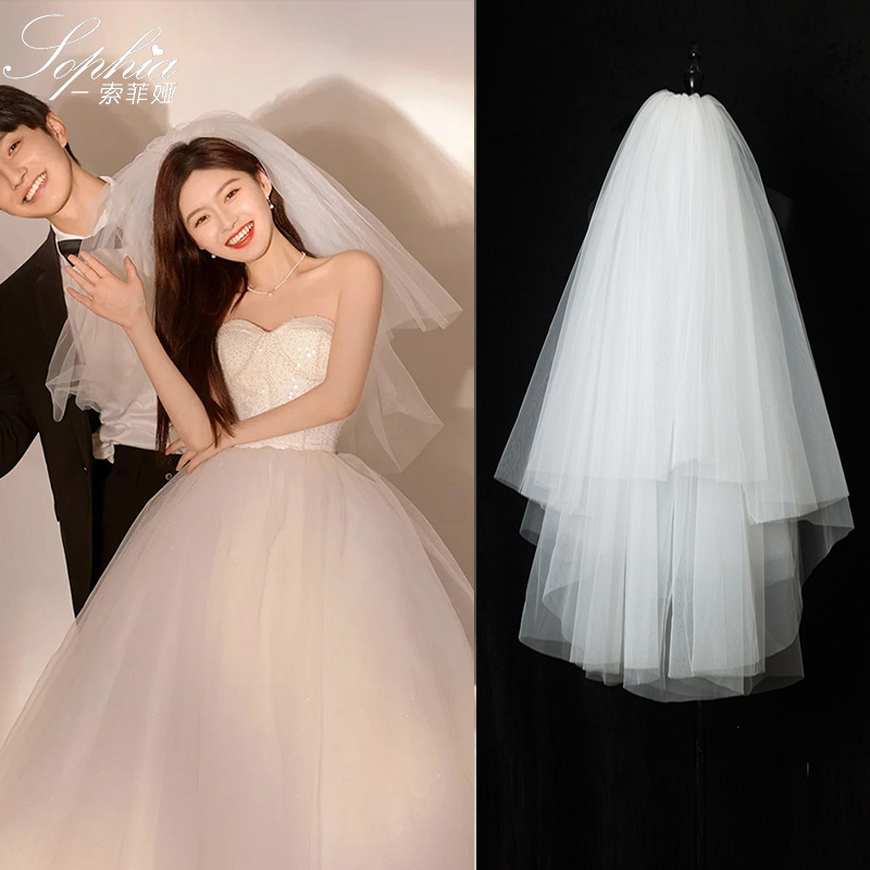 凯小勋  花嫁　PET 白色头纱 凯小勋 花嫁 PET 白色头纱 凯小勋 花嫁 PET 白色头纱