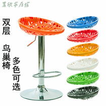 Fashion Single Double Bird Nest Stool Bar Bar bench chair chair lifting seat bar accessories