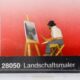 Jiu'an ທາງລົດໄຟ 1:87PREISER Exquisite Single Pack 28050 Lonely Landscape painter