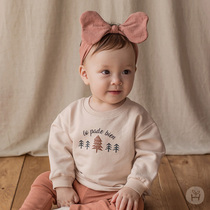 South Korea imported male and female baby clothes boys and girls autumn clothes baby base shirt long sleeve spring and autumn one year old 1-2 years old