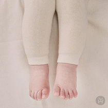 Korean baby girl plus velvet pantyhose autumn and winter thick cotton stockings baby big pp pants