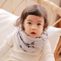 Korean baby collar collar collars autumn and winter warm childrens scarf baby sleeve neck cotton baby boy girl