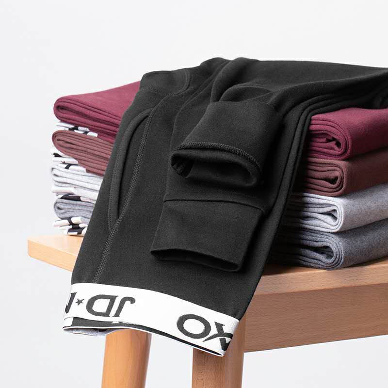 秋裤男士薄款纯棉衬裤单件全棉打底裤衬裤线裤春秋秋冬季棉毛裤