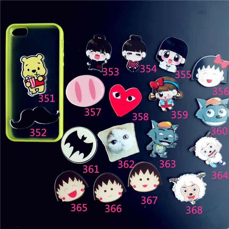 Broche femme en plexiglas - Ref 1183888 Image 3