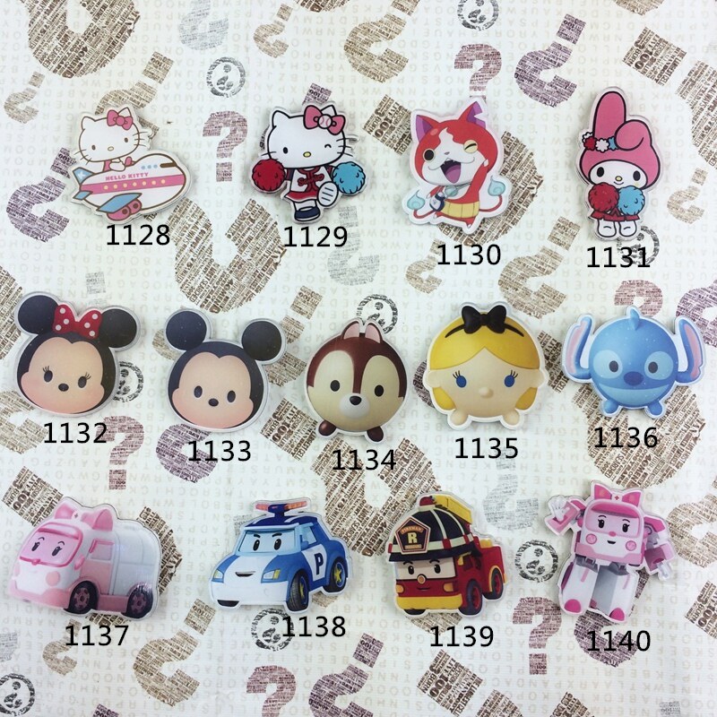 Broche femme en plexiglas - Ref 1183848 Image 8