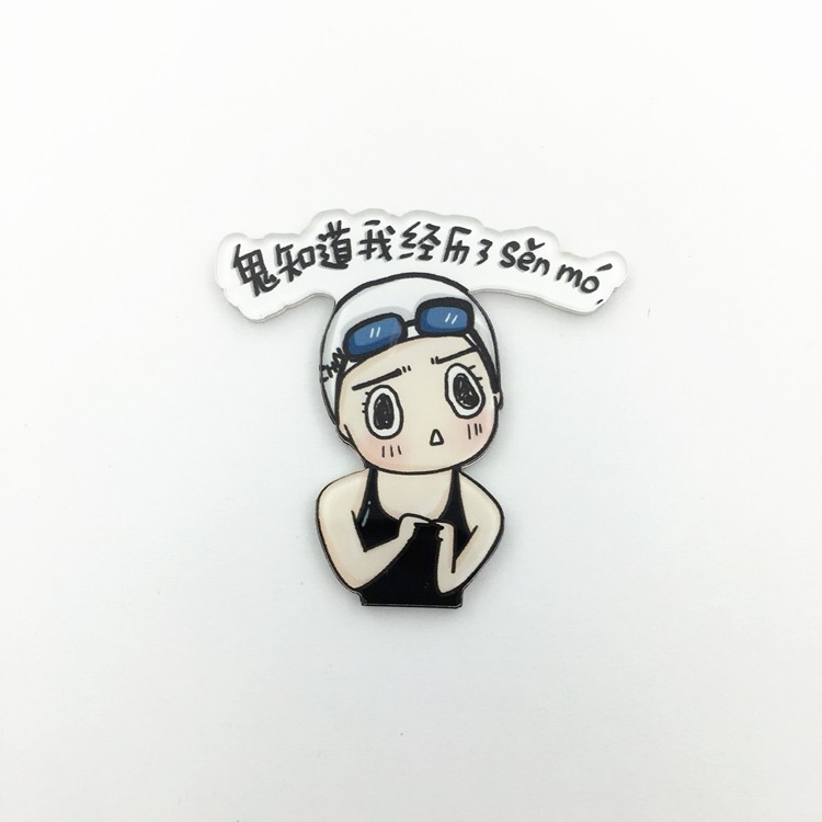 Broche femme en plexiglas - Ref 1172346 Image 12