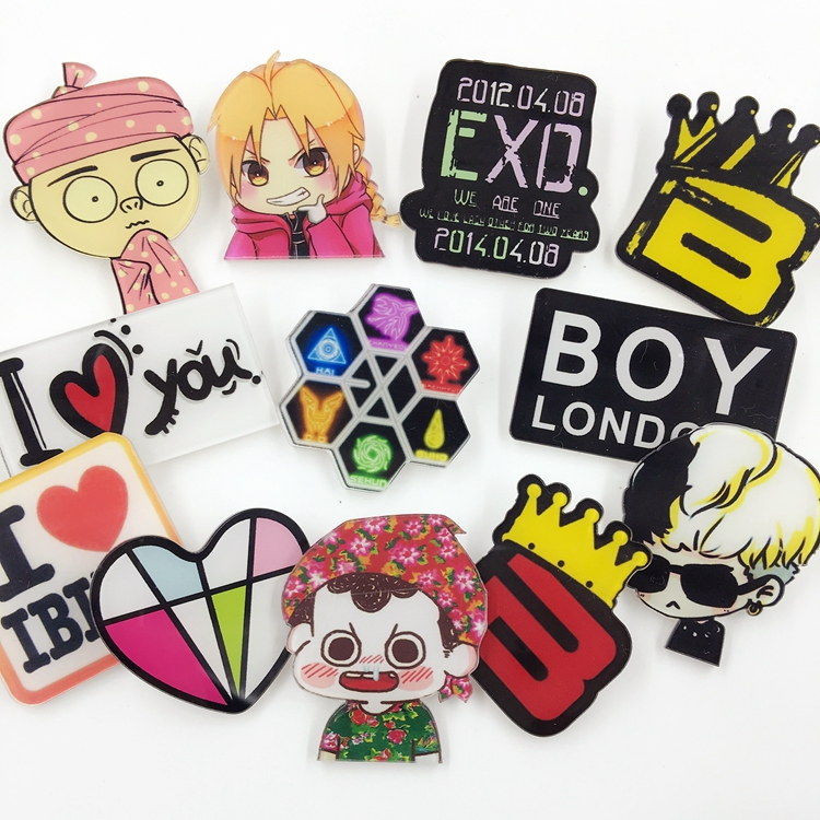 Broche homme en plexiglas - Ref 1176159 Image 4