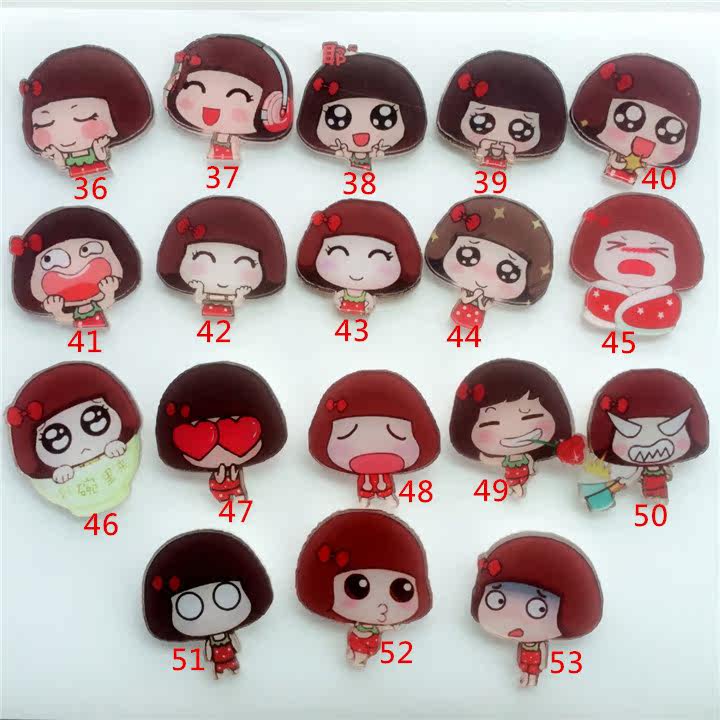 Broche femme en plexiglas - Ref 1183871 Image 4