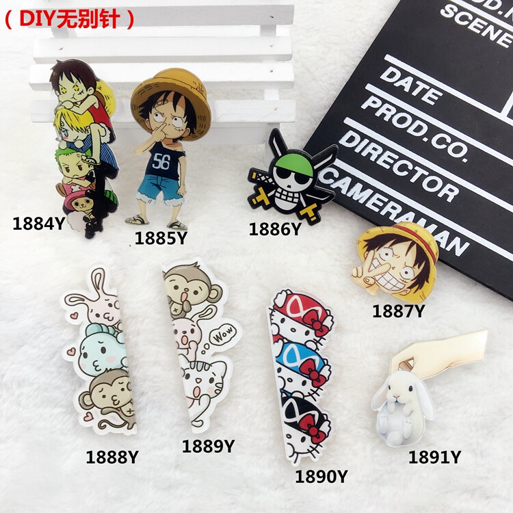 Broche femme en plexiglas - Ref 1174970 Image 9