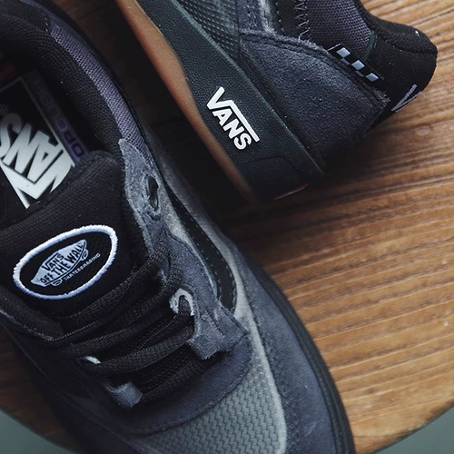 VANS Мужские и женские черно-синие низкие износостойкие дышащие кроссовки Vans Wayvee Shoe VN0A5JIAM0N