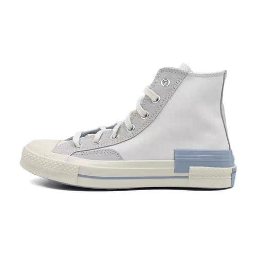 [Converse匡威 1970s白蓝淡粉解构拼接高帮帆布鞋173100c 173101c]