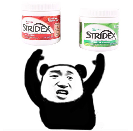 (month and half) authorised spot US Stridex salicylic acid cotton sheet closed powder acne goodbye