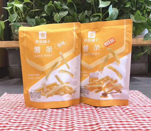 良品铺子 Френточный фри Оригинальный вкус медового масла 100 г овощных хрустящих таблеток Картофельная полоса хранить ту же модель