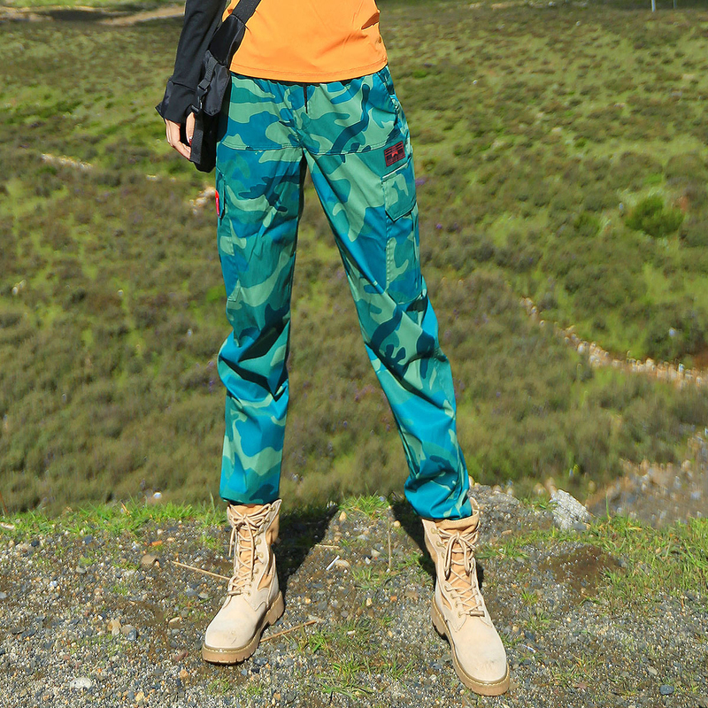 Snow Hill Island Outdoor Camouflage Quick-Drying Pants, Breathable Jogger Pants, Quick-Drying Hiking and Trekking Casual Pants for Men and Women