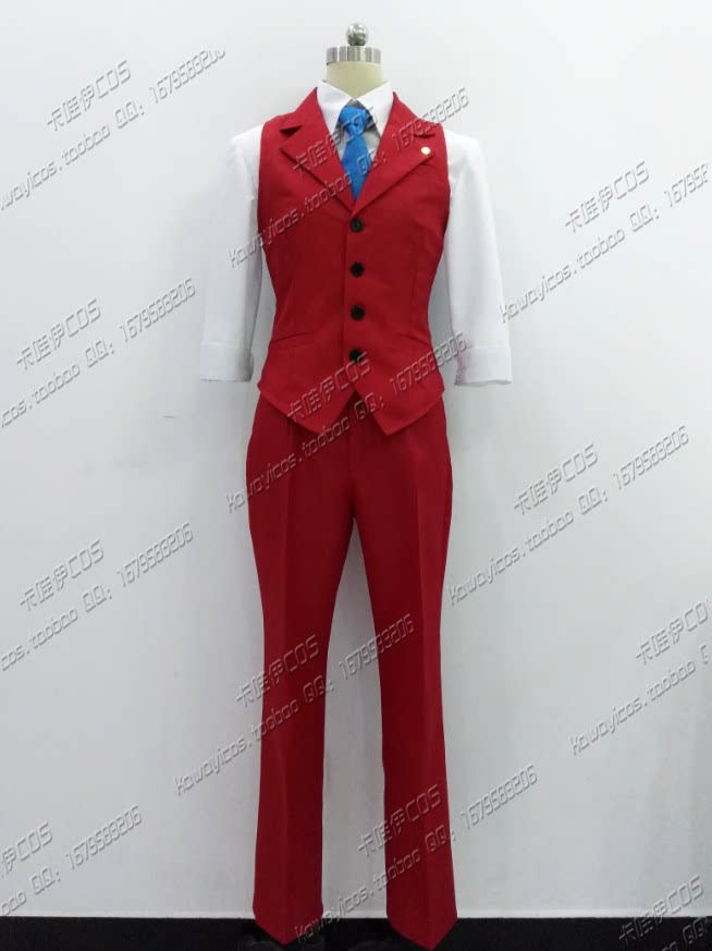 逆转裁判王泥喜法介cosplay服全员定制
