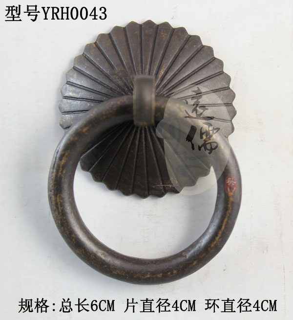 Զ��ͭ����ʽ�¹Ŵ�ͭԲ��YRH0041