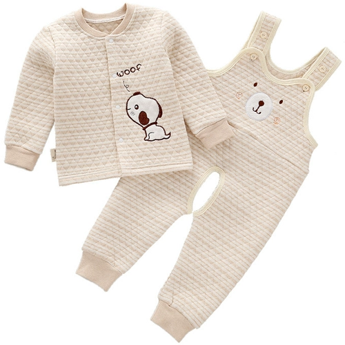 Детский удерживающий тепло хлопковый демисезонный пуховик для раннего возраста, детская стеганая заколка для волос, штаны