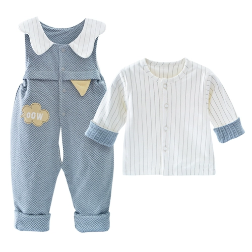 Детский хлопковый комбинезон, детские штаны, демисезонная куртка