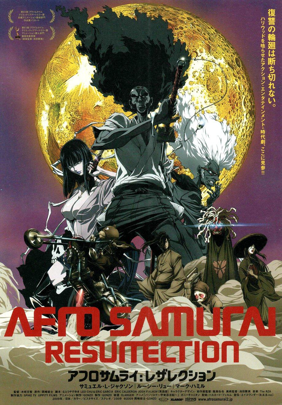 2009 Japanese Poster Afro Samurai Genuine Movie Flyer A