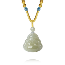 Zhou Daisheng and Tian Yufo pendant male and female Buddhochain money chain hanging and lovers gift for boyfriends girlfriend gift