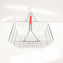 Supermarket shopping basket trolley plastic portable large cosmetics basket KTV special shopping basket
