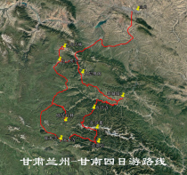 Gannan Zagana Mu Temple Xiahe County Labrang Temple Octagonal City Navigation Map