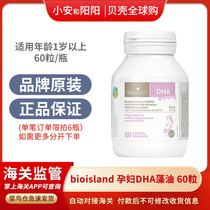 26 July Australian Bioisland DHA seaweed oil for pregnant women nutritional supplements for pregnancy and lactation