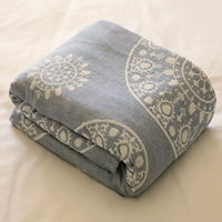 ★ DY Thin 4 -Layer Towlel Toiltled -Blue Grey Base Base White Count