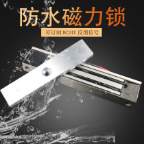 Huaqui outdoor waterproof magnetic lock electromagnetic lock fire door iron door magnetic lock stainless steel door lock can be welded