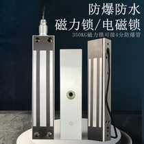 Outdoor waterproof magnetic lock explosion-proof electromagnetic lock iron door magnetic lock feedback signal stainless steel access lock can be welded