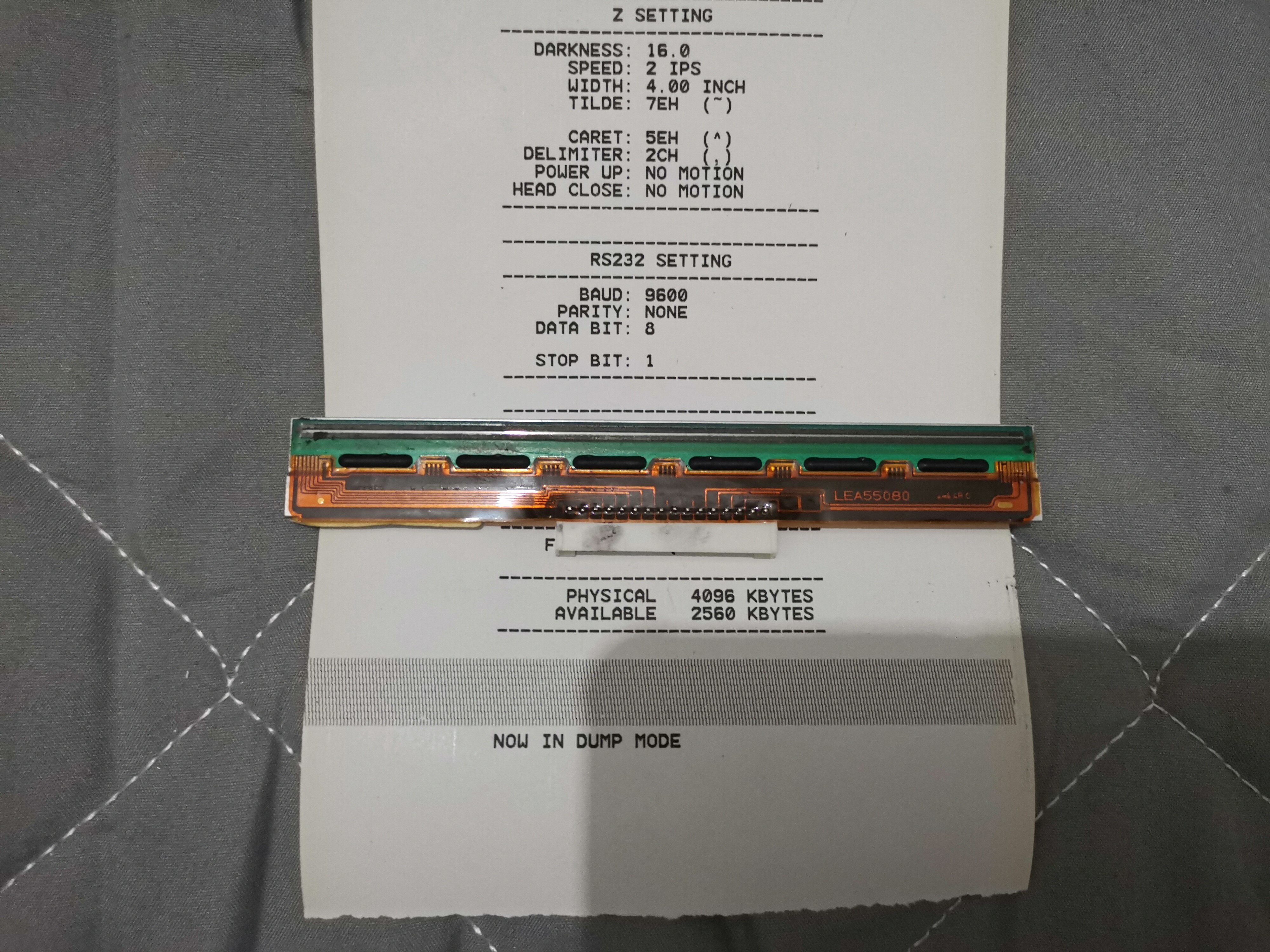TSC TTP-244Pro PrintHead Dock Thermal Head TSC LDP200 G210 Printhead
