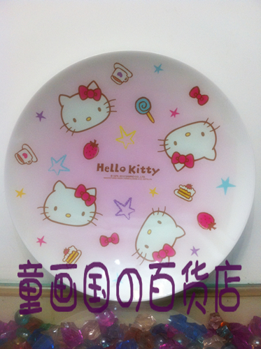 Hong Kong sanrio Hello KittyHello Plastic Disk Dish Dish Dish Dish Dish