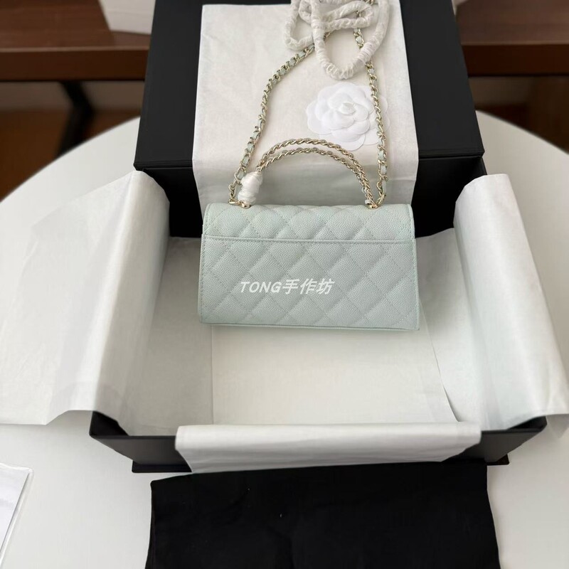 Tong Handmade Workshop Is Highly Praised! 25S Kelly Light Blue Macaron Handle. Non-Quality Control Players, Please Do Not Disturb