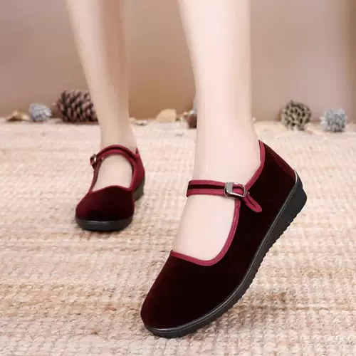 Танцевальная обувь бархатная обувь для людей танцевальная обувь тренировочная обувь бархатная обувь красная танце