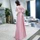 Banquet evening dress skirt female 2022 new noble and elegant gas field queen celebrity fairy party long evening dress summer