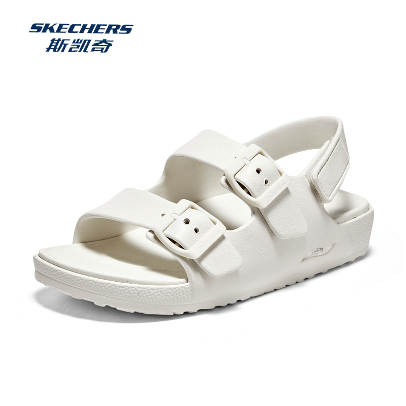 Skechers Women's Shoes Bubble Shoes Summer New Style Sandals with Arch Support Thick Sole Casual 111597