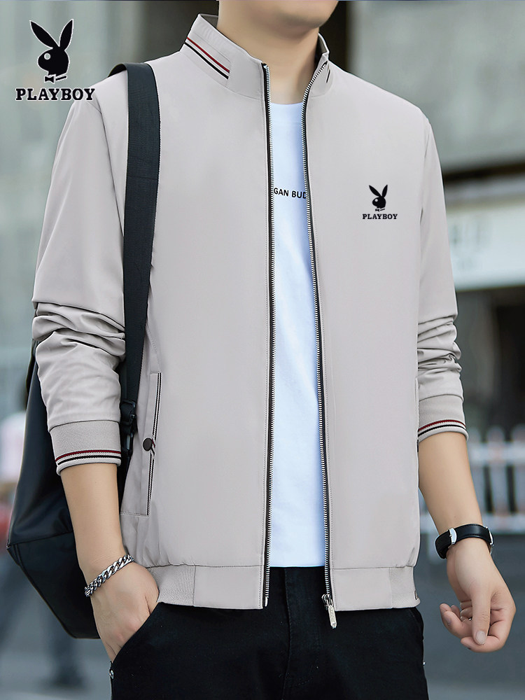 Playboy Jacket Men's Autumn and Winter Classy Casual Jacket 2026 New High-End Large Size Men's Jacket