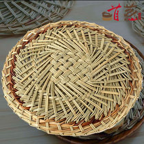 First steamer size steamer grass mat thickened encrypted round non-stick steamed buns Hand-woven basket mat Xiaolongbao grass mat