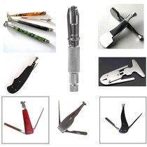 Pipe use accessories to trim the carbon layer carbon trimmer carbon scraper scrape the carbon layer of the pot multifunctional cigarette knife pressure rod needle