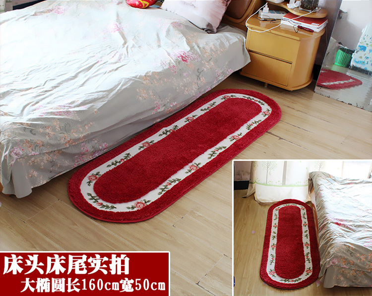 Thảm phòng ngủ dễ thương đầu giường mat thảm đầu giường nhà công chúa phòng mat phòng tắm phòng tắm thảm chùi chân thảm trải sàn nhà
