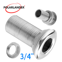 1 piece of marine hardware accessories outlet inner diameter 3 4 inch outer diameter 26 5mm drain full wire stainless steel