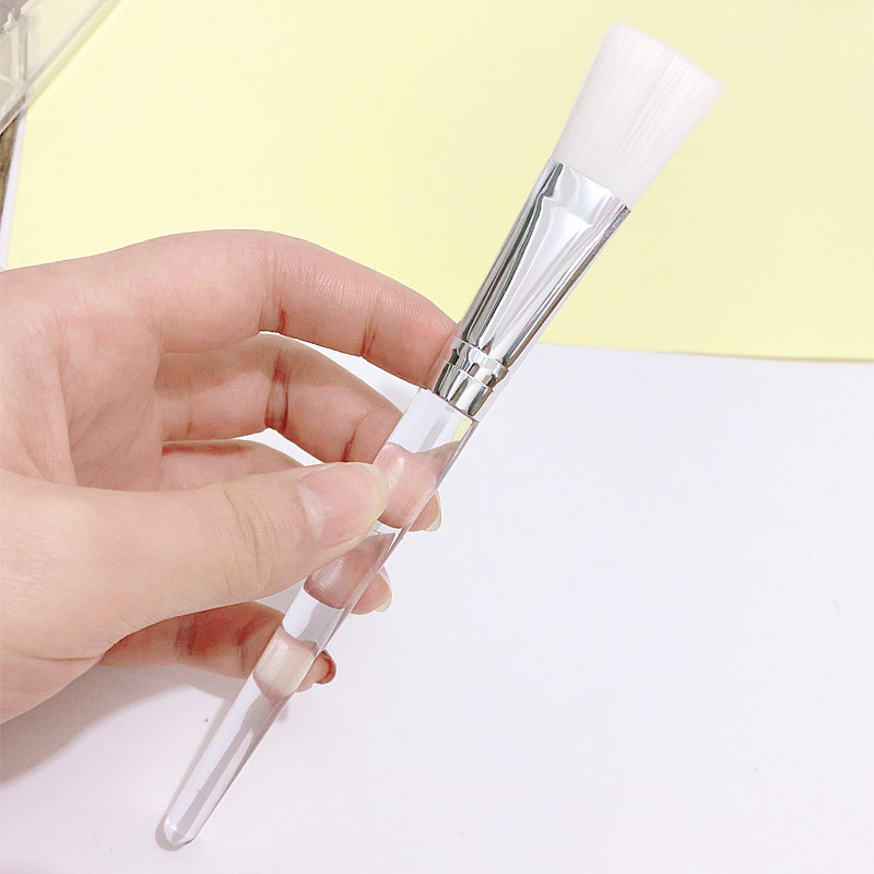 Japanese crystal beauty brush mask brush transparent rod soft brush makeup brush foundation brush DIY beauty tool