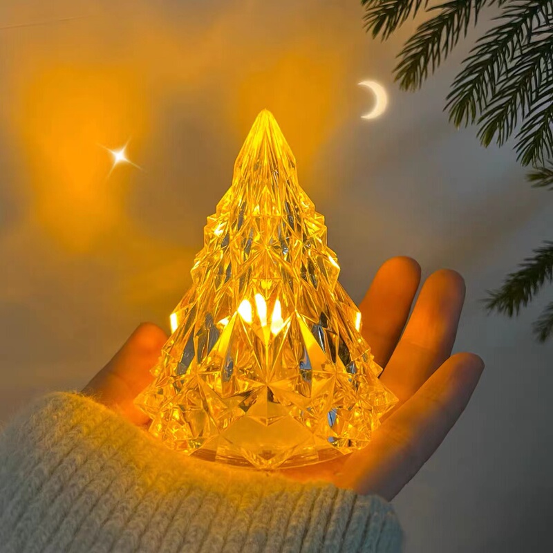 ins Atmospheric Iceberg Night Light Christmas Tree Birthday Gift Healing and Relaxing for Girls Bedside Bedroom Decoration High Aesthetic Value