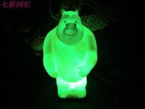 King size bear large colorful flash small night light wholesale creative gifts New special small lamps and lanterns stall luminous toys