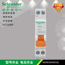 Schneider Electric E9 small circuit breaker MGNEA9A45C20 air switch 1p N dual in double out open open