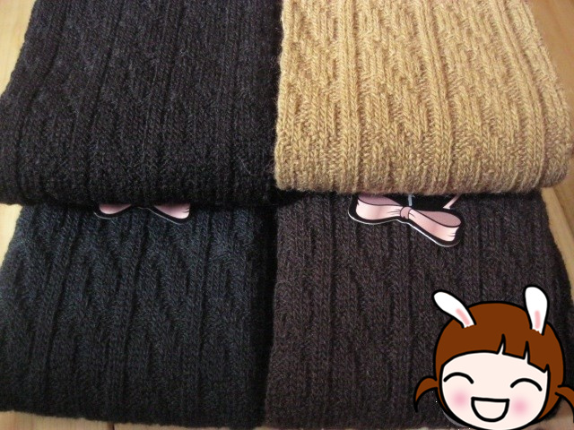 Mùa thu và mùa đông cashmere dày lên xoắn ấm áp trên tất đầu gối đặt chân lạnh cũ len ống dài chân gối đầu gối vớ unisex nam nữ